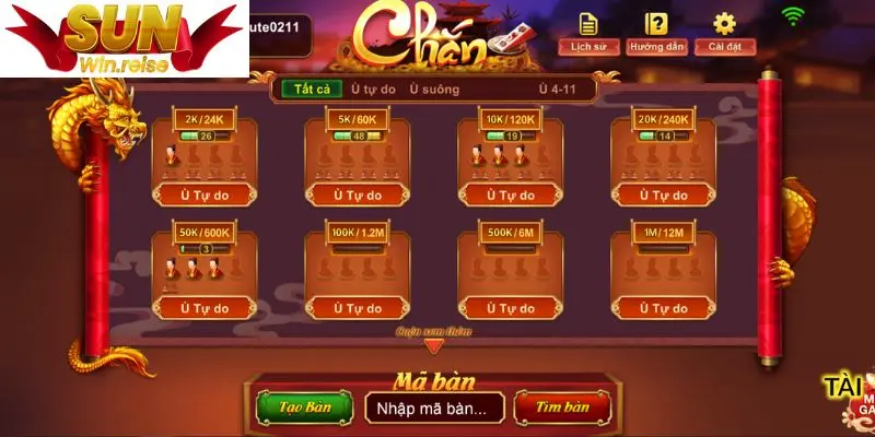 game chan sunwin 1 Game Chắn trên Sunwin với giao diện bắt mắt