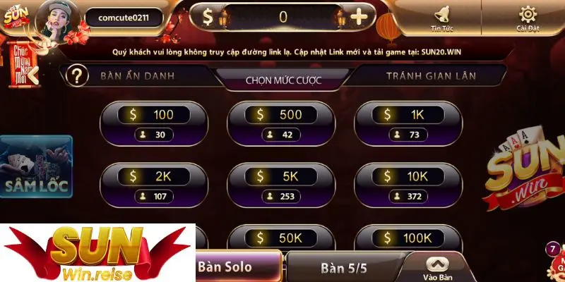 sam loc sunwin 2 Rất dễ dàng để truy cập và đặt cược game sâm lốc