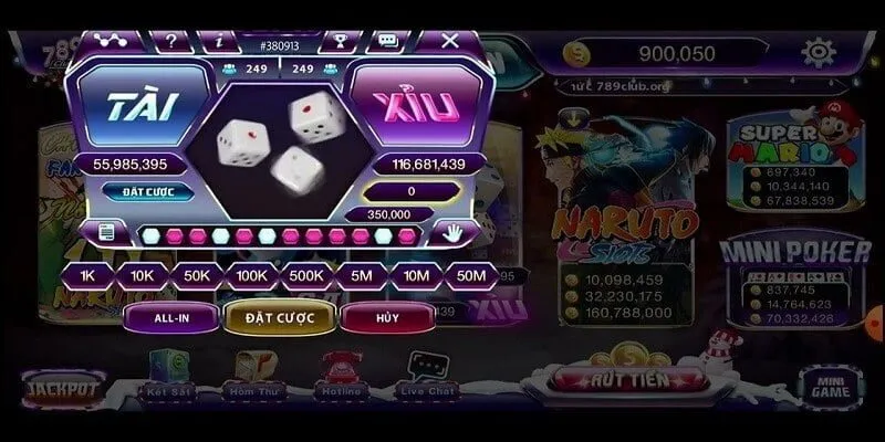 Áp dụng chiến thuật gấp thếp khi chơi 789 game Tài Xỉu